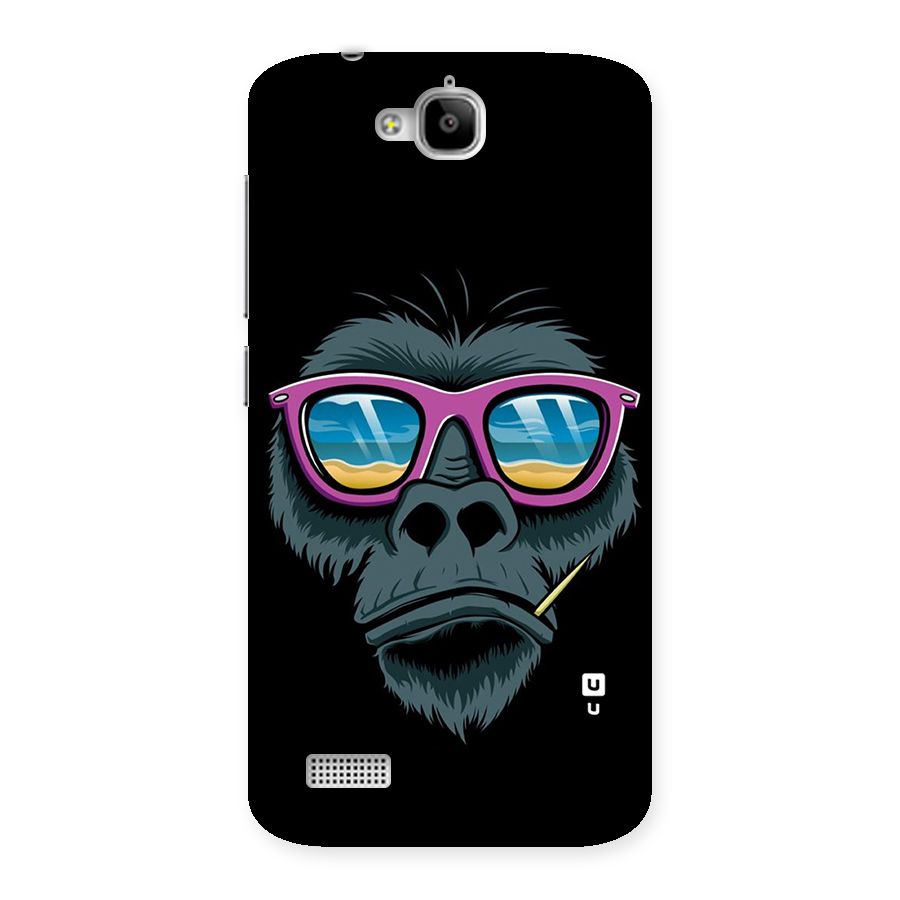 Cool Monkey Beach Sunglasses Back Case for Honor Holly