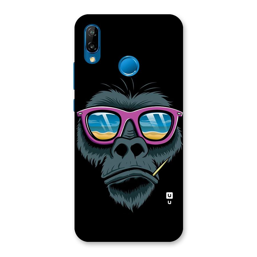 Cool Monkey Beach Sunglasses Back Case for Huawei P20 Lite