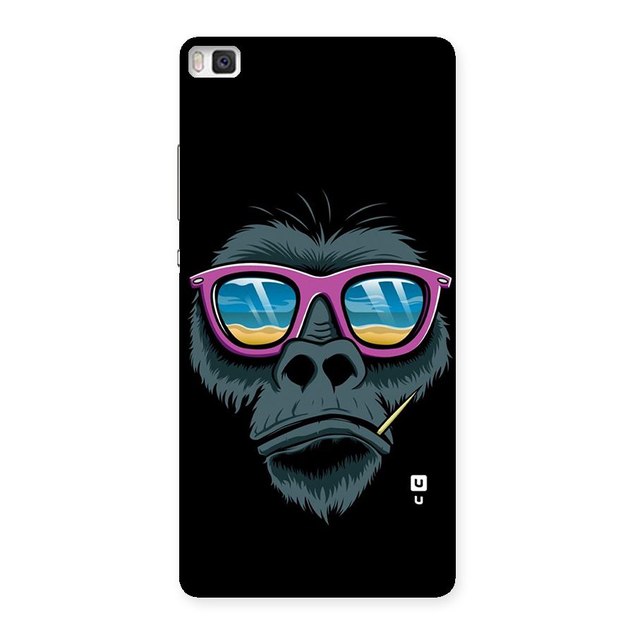 Cool Monkey Beach Sunglasses Back Case for Huawei P8