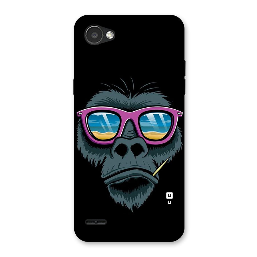 Cool Monkey Beach Sunglasses Back Case for LG Q6
