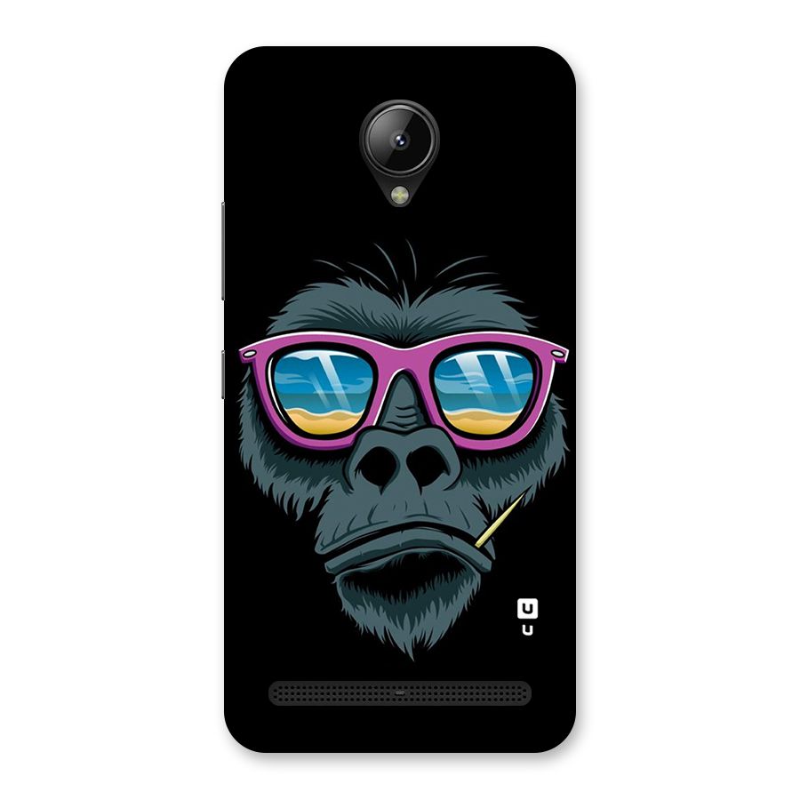 Cool Monkey Beach Sunglasses Back Case for Lenovo C2