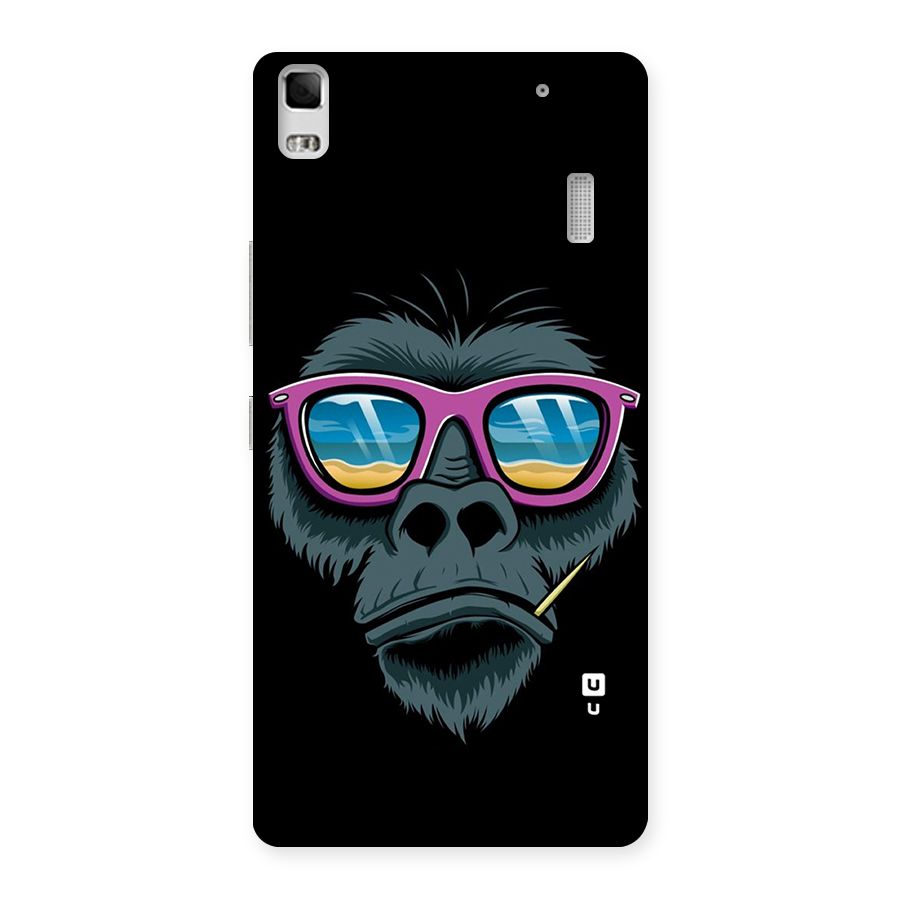 Cool Monkey Beach Sunglasses Back Case for Lenovo K3 Note