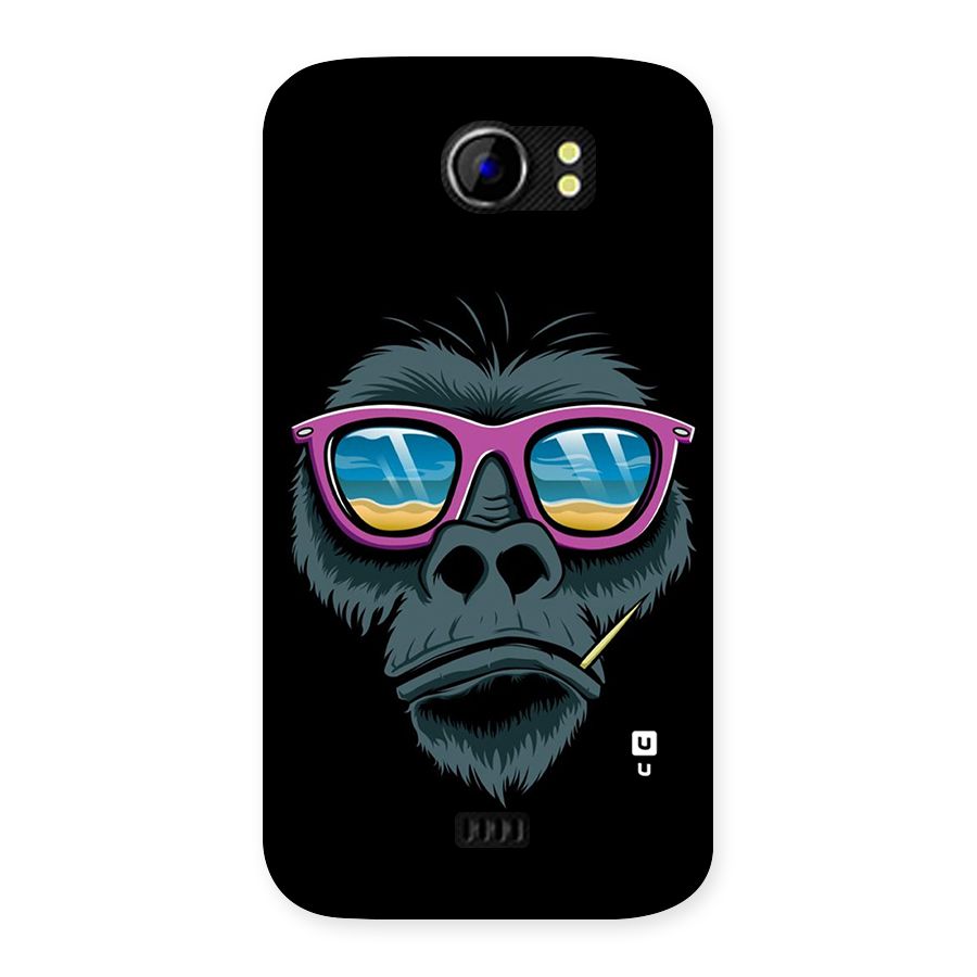 Cool Monkey Beach Sunglasses Back Case for Micromax Canvas 2 A110