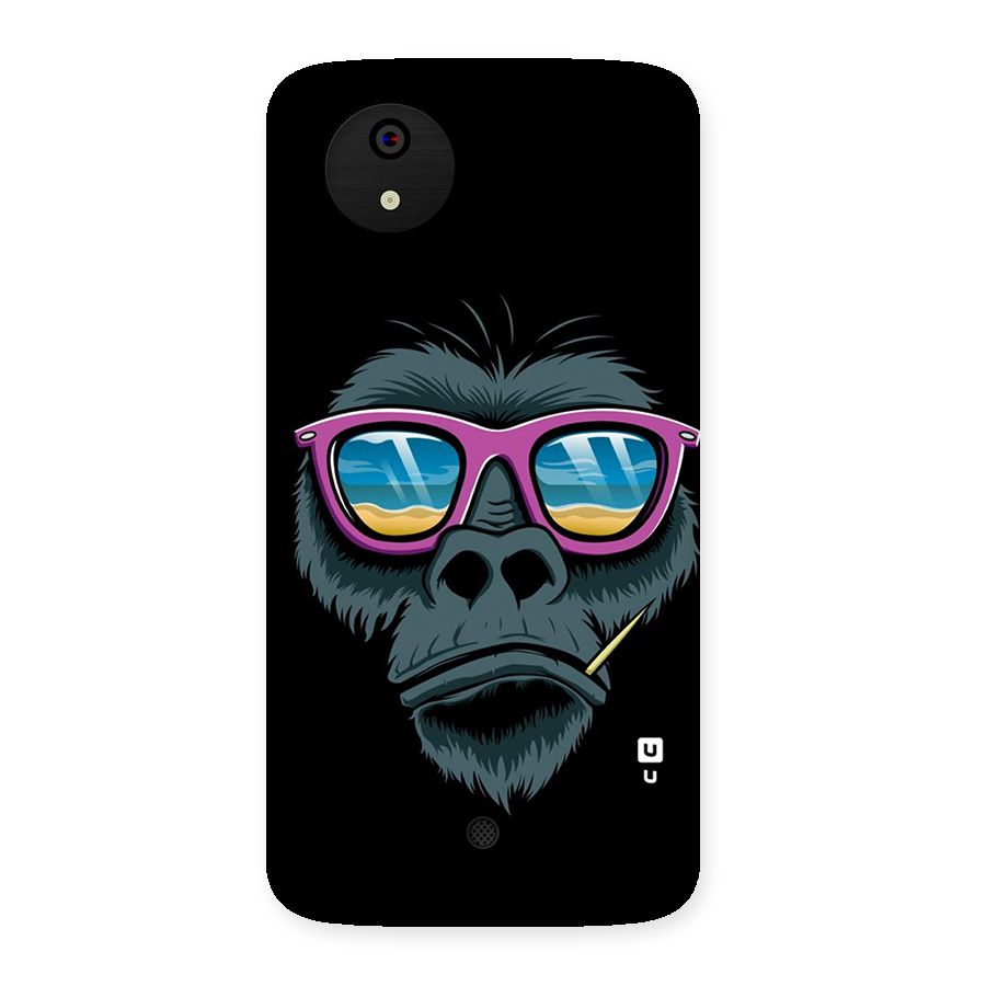 Cool Monkey Beach Sunglasses Back Case for Micromax Canvas A1