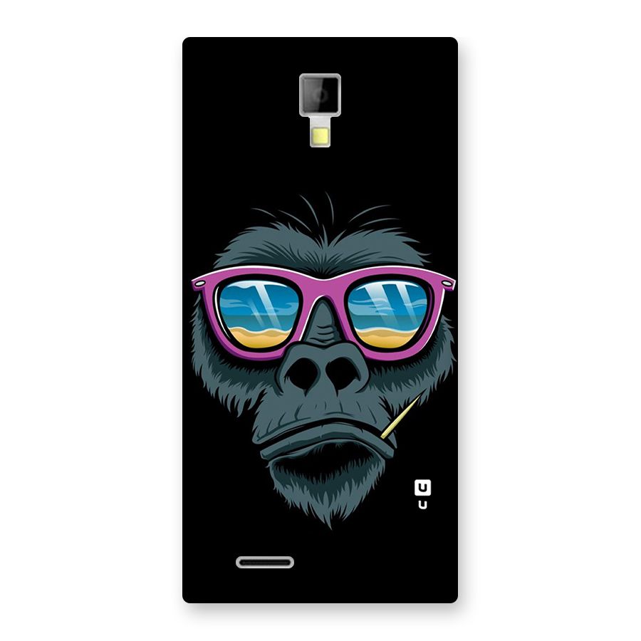 Cool Monkey Beach Sunglasses Back Case for Micromax Canvas Xpress A99