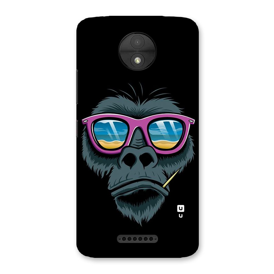 Cool Monkey Beach Sunglasses Back Case for Moto C