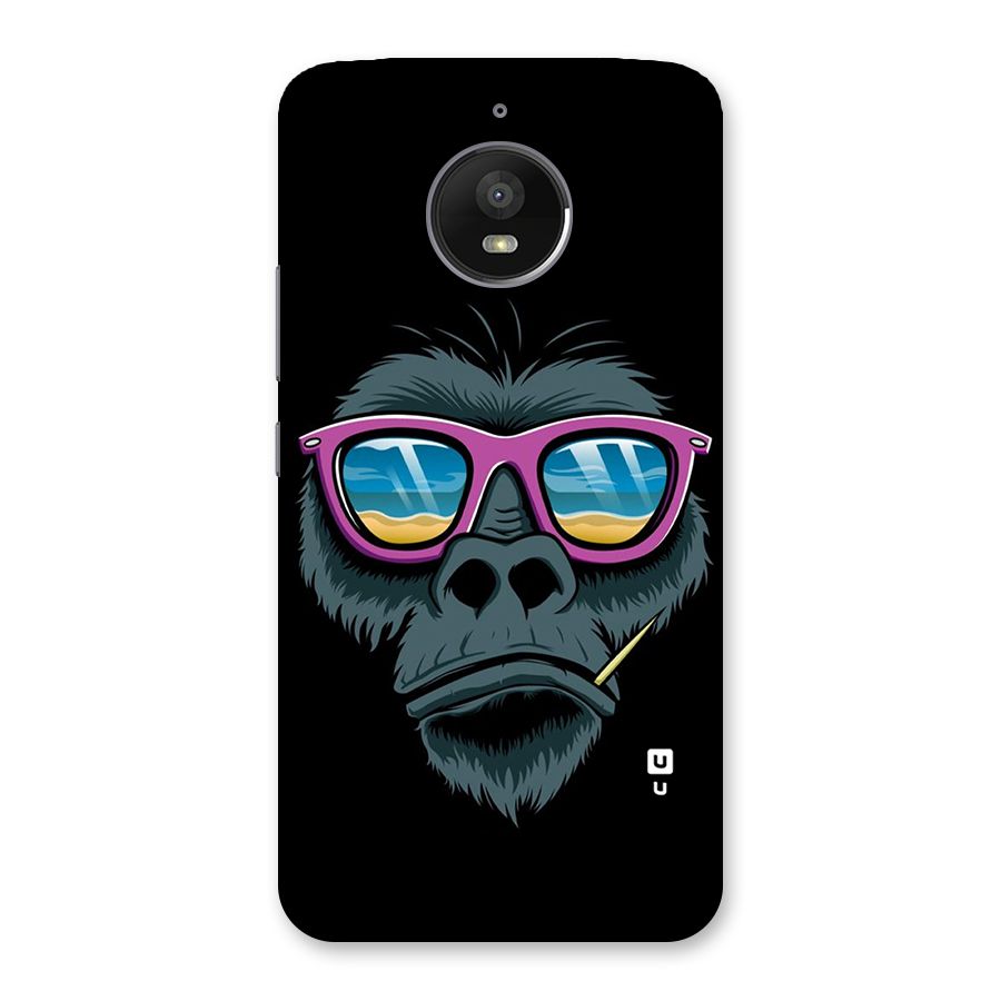 Cool Monkey Beach Sunglasses Back Case for Moto E4 Plus