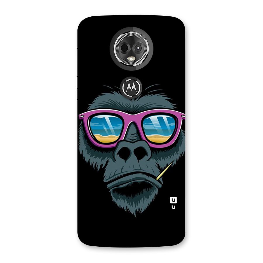 Cool Monkey Beach Sunglasses Back Case for Moto E5 Plus