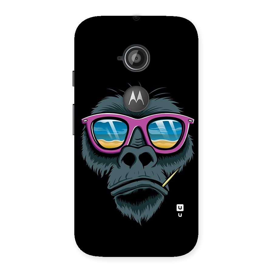 Cool Monkey Beach Sunglasses Back Case for Moto E 2nd Gen