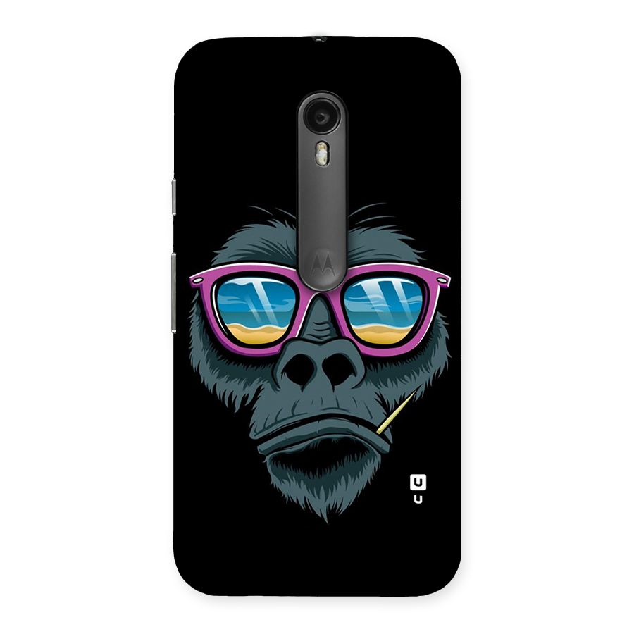 Cool Monkey Beach Sunglasses Back Case for Moto G3