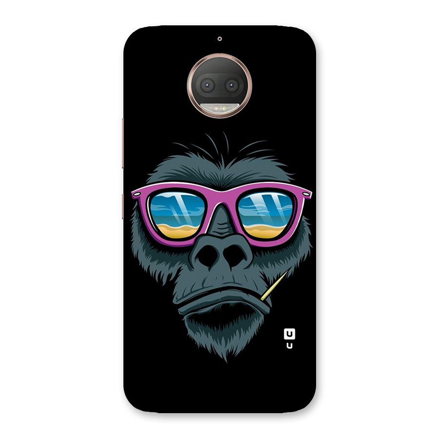 Cool Monkey Beach Sunglasses Back Case for Moto G5s Plus