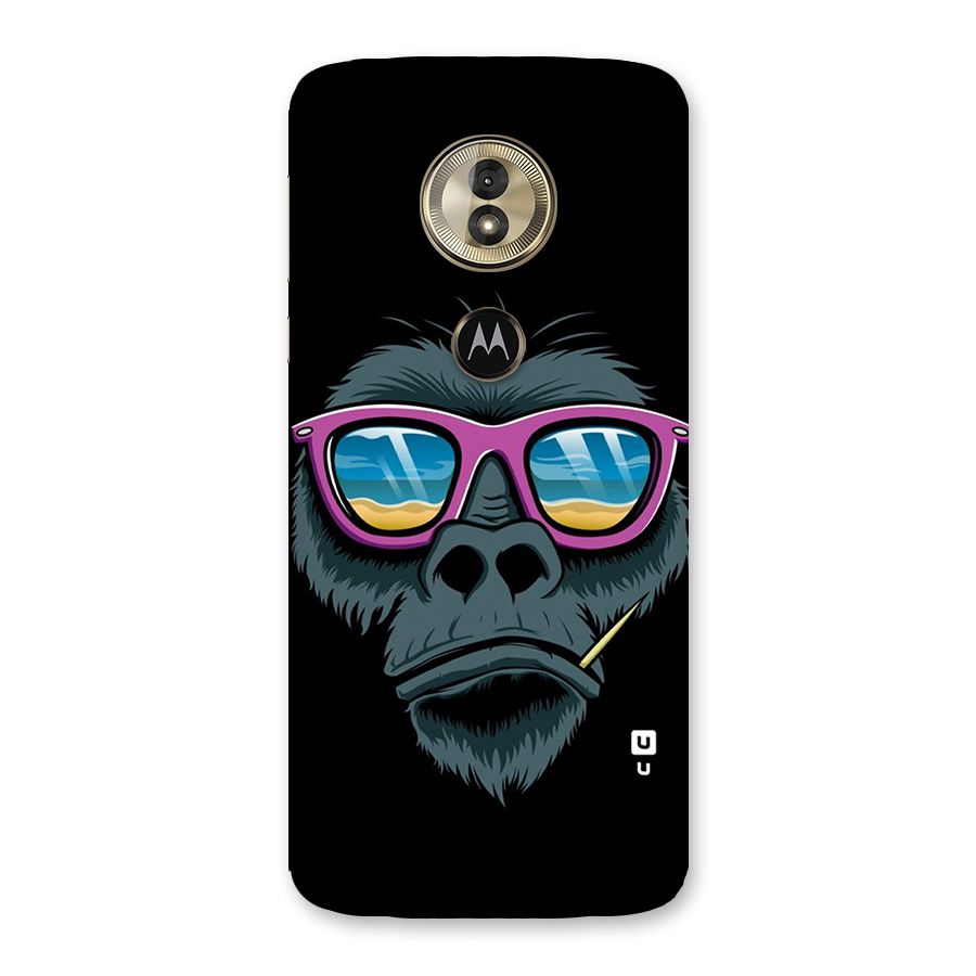 Cool Monkey Beach Sunglasses Back Case for Moto G6 Play