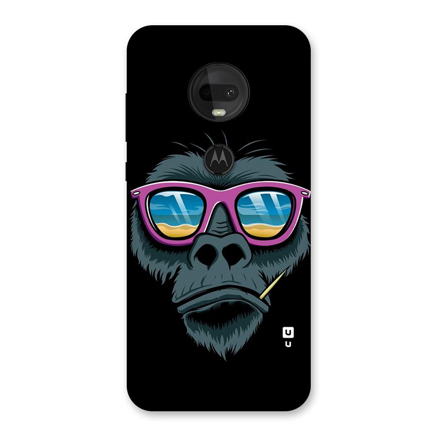 Cool Monkey Beach Sunglasses Back Case for Moto G7