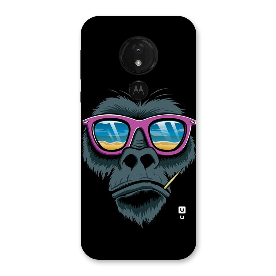 Cool Monkey Beach Sunglasses Back Case for Moto G7 Power
