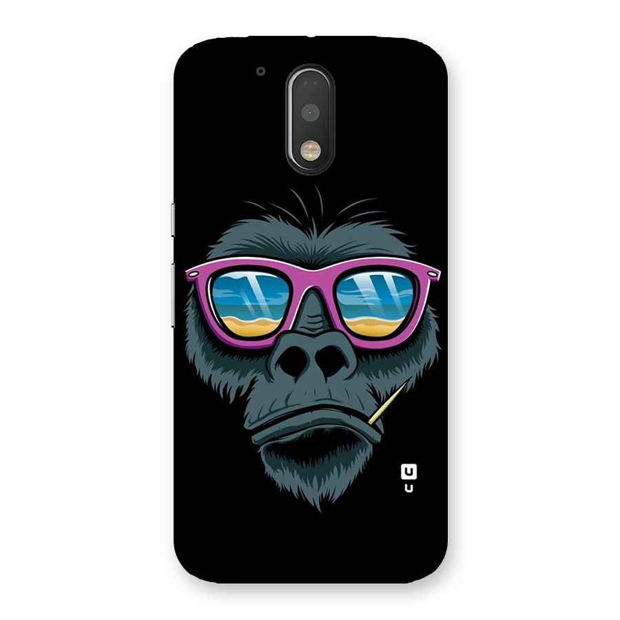 Cool Monkey Beach Sunglasses Back Case for Motorola Moto G4