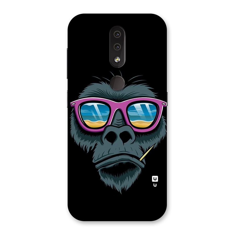 Cool Monkey Beach Sunglasses Back Case for Nokia 4.2