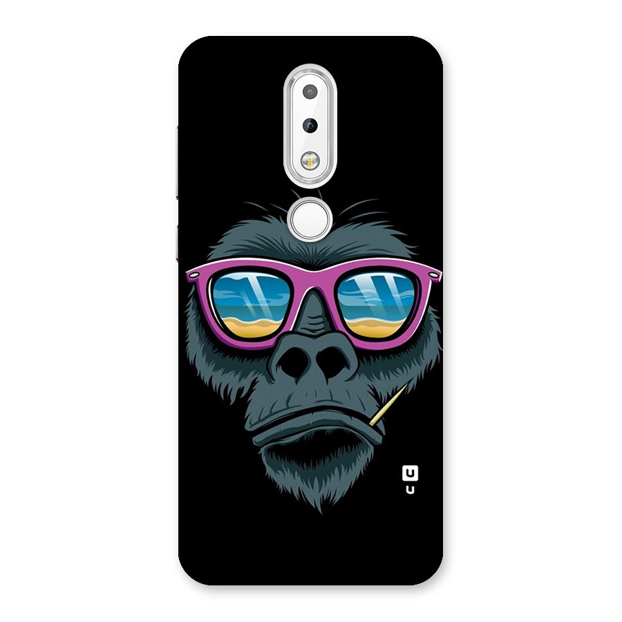 Cool Monkey Beach Sunglasses Back Case for Nokia 6.1 Plus