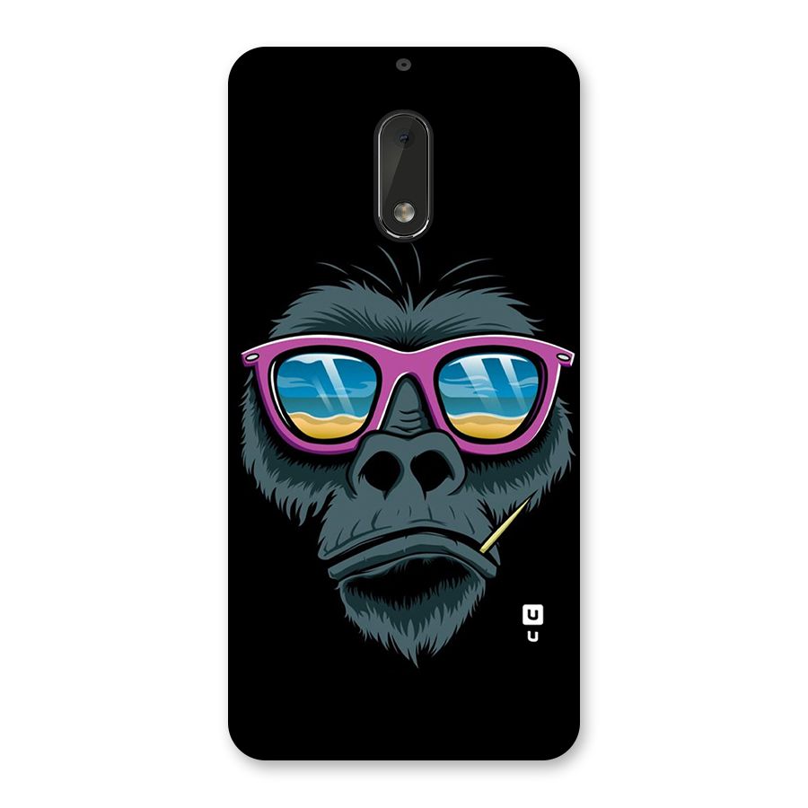 Cool Monkey Beach Sunglasses Back Case for Nokia 6