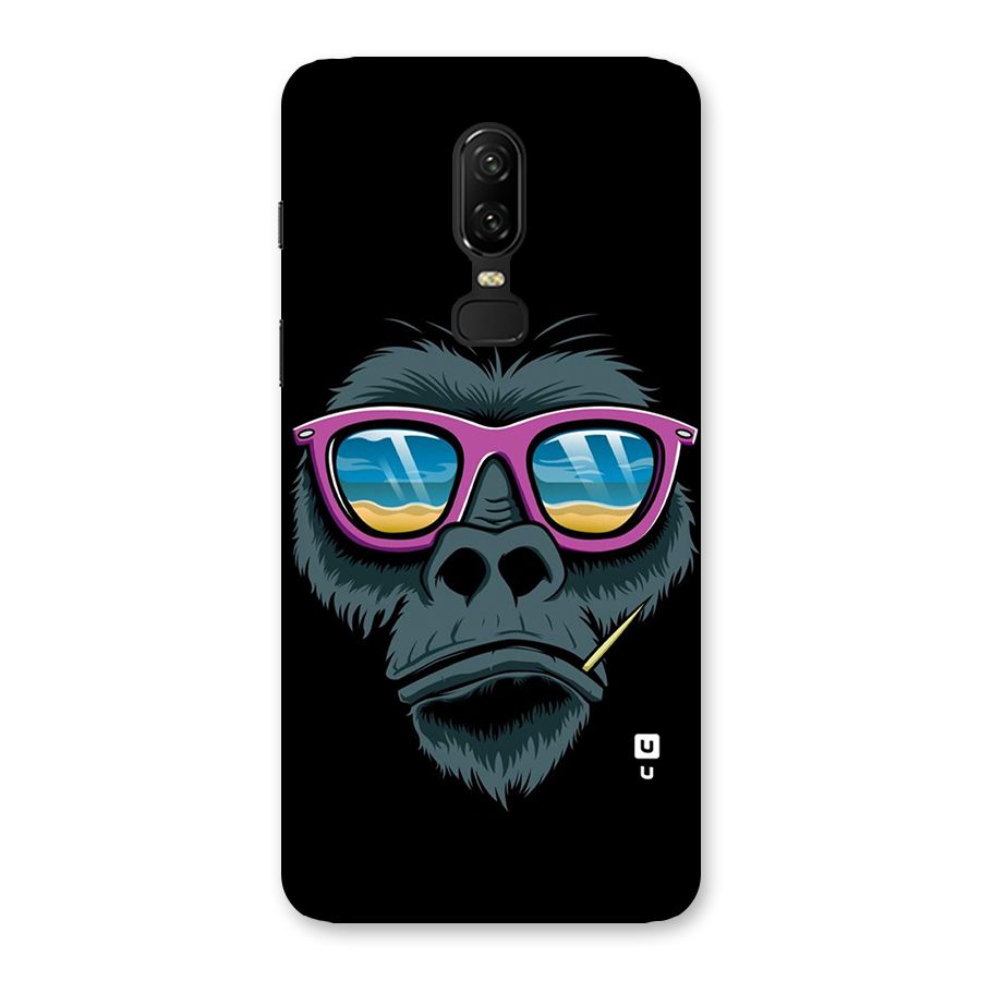 Cool Monkey Beach Sunglasses Back Case for OnePlus 6