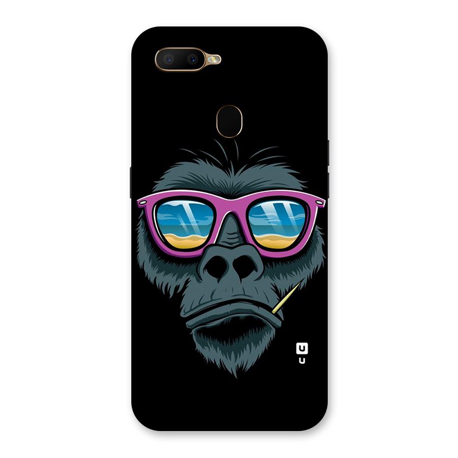 Cool Monkey Beach Sunglasses Back Case for Oppo A5s
