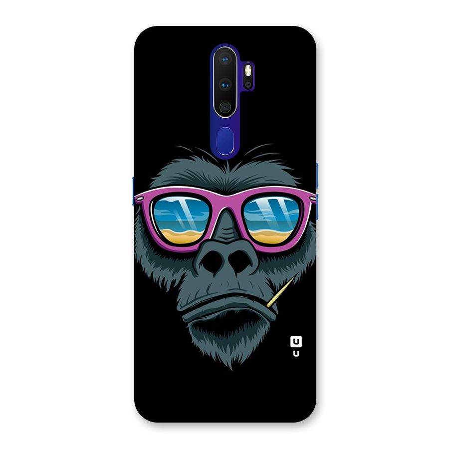 Cool Monkey Beach Sunglasses Back Case for Oppo A9 (2020)
