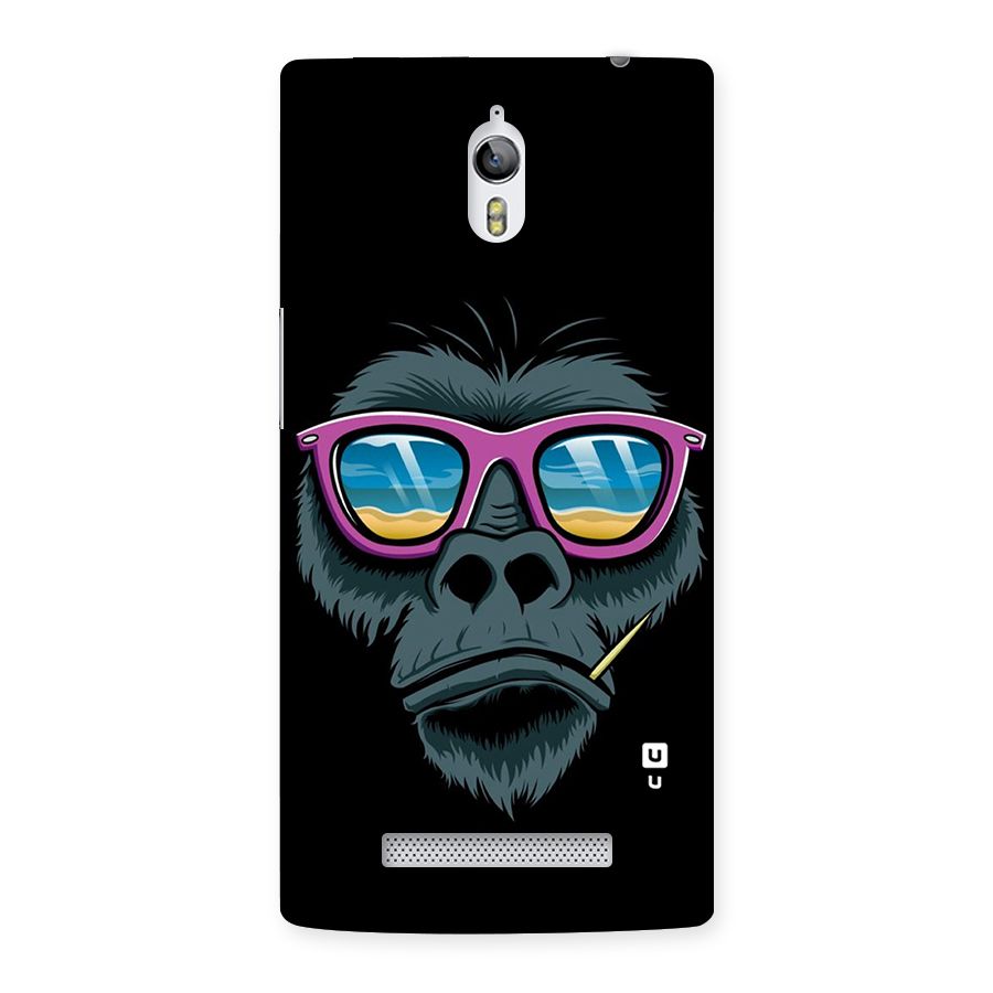 Cool Monkey Beach Sunglasses Back Case for Oppo Find 7