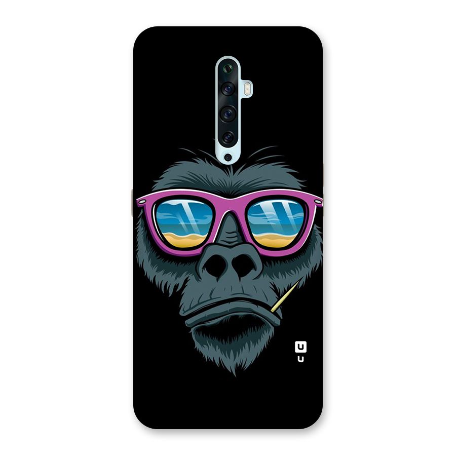 Cool Monkey Beach Sunglasses Back Case for Oppo Reno2 F