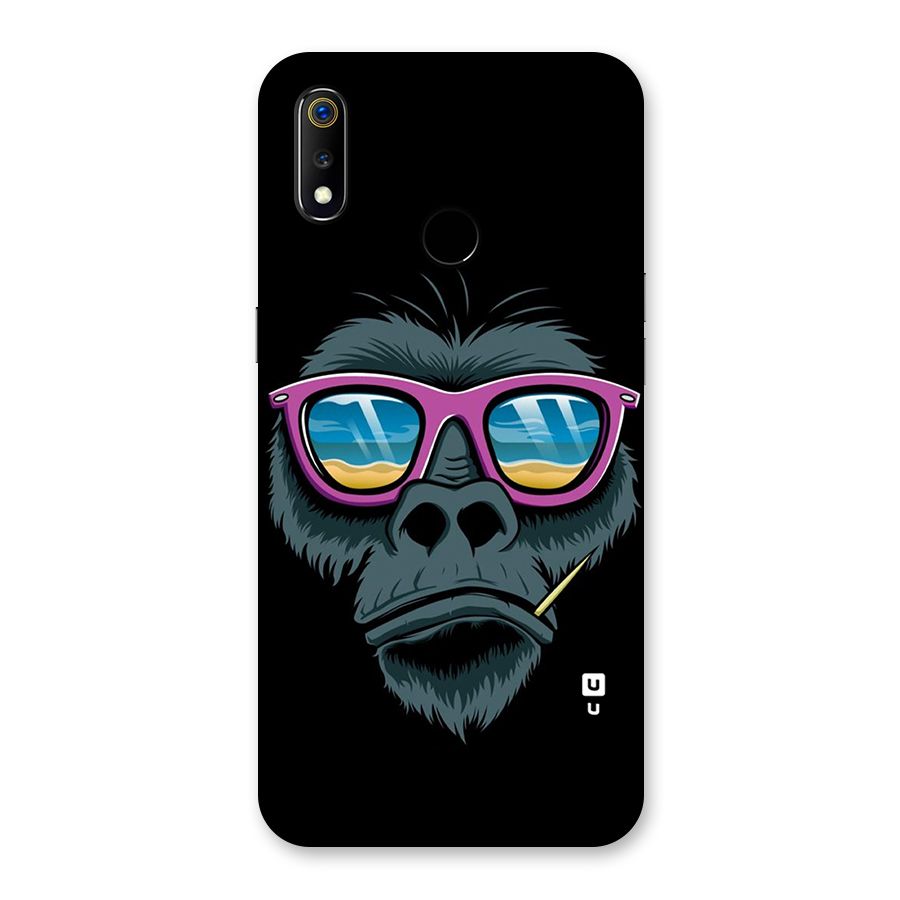 Cool Monkey Beach Sunglasses Back Case for Realme 3