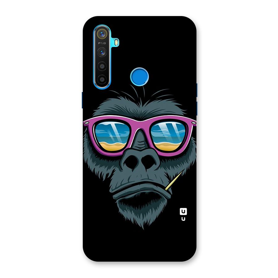 Cool Monkey Beach Sunglasses Back Case for Realme 5s