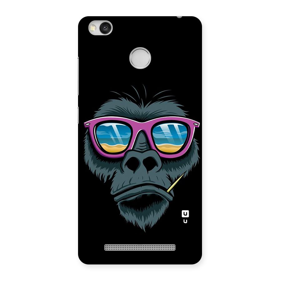 Cool Monkey Beach Sunglasses Back Case for Redmi 3S Prime