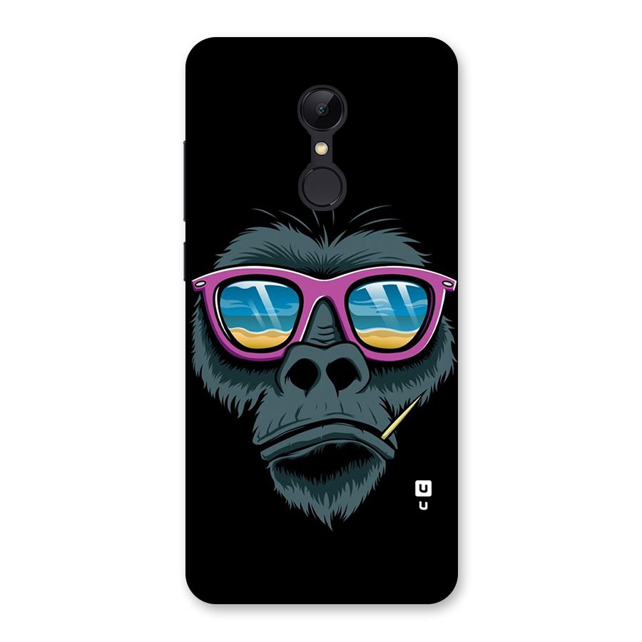 Cool Monkey Beach Sunglasses Back Case for Redmi 5