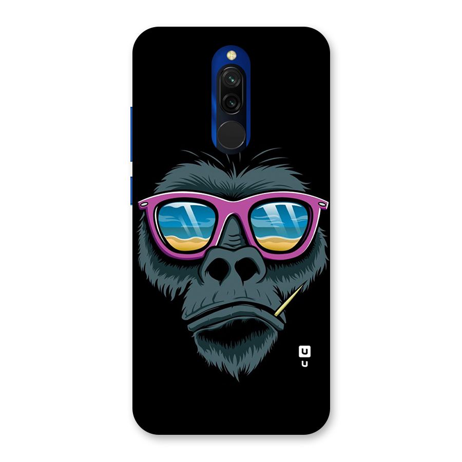 Cool Monkey Beach Sunglasses Back Case for Redmi 8