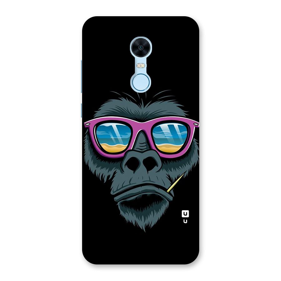 Cool Monkey Beach Sunglasses Back Case for Redmi Note 5