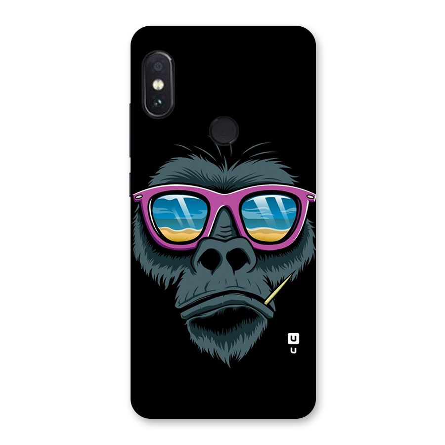 Cool Monkey Beach Sunglasses Back Case for Redmi Note 5 Pro