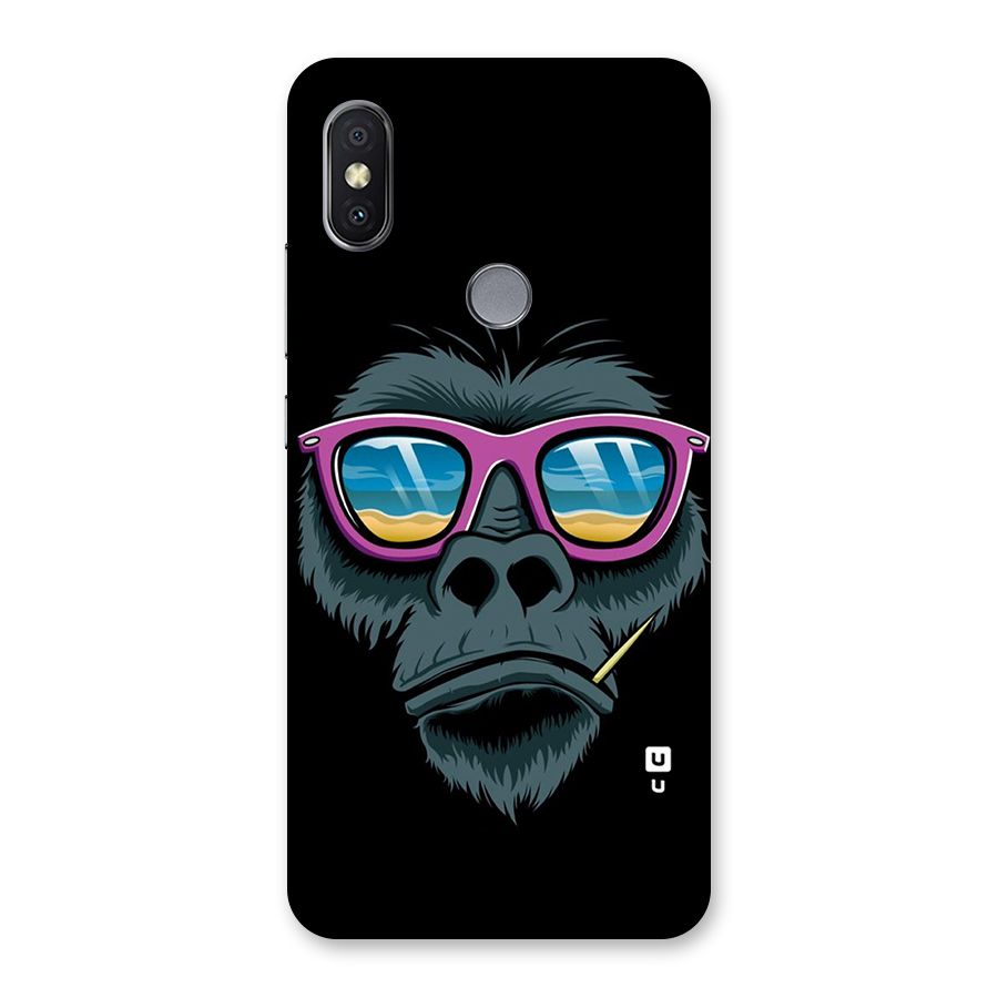 Cool Monkey Beach Sunglasses Back Case for Redmi Y2