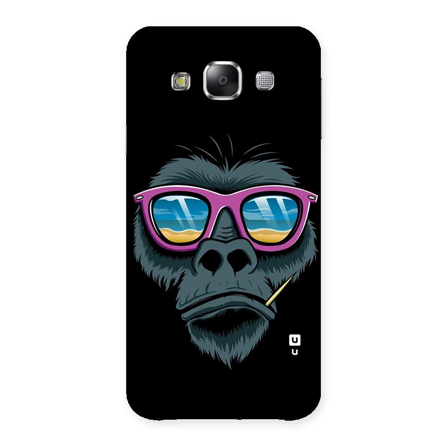 Cool Monkey Beach Sunglasses Back Case for Samsung Galaxy E5