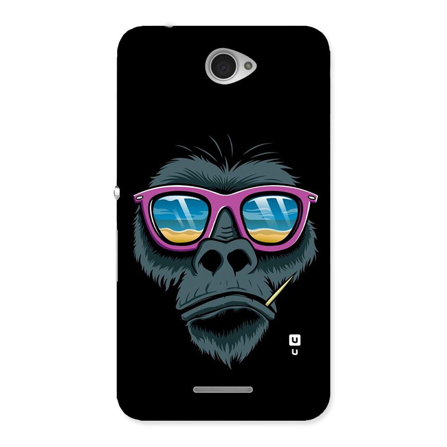 Cool Monkey Beach Sunglasses Back Case for Sony Xperia E4