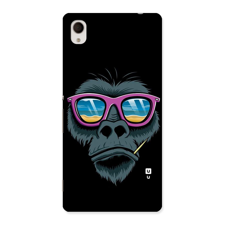 Cool Monkey Beach Sunglasses Back Case for Sony Xperia M4