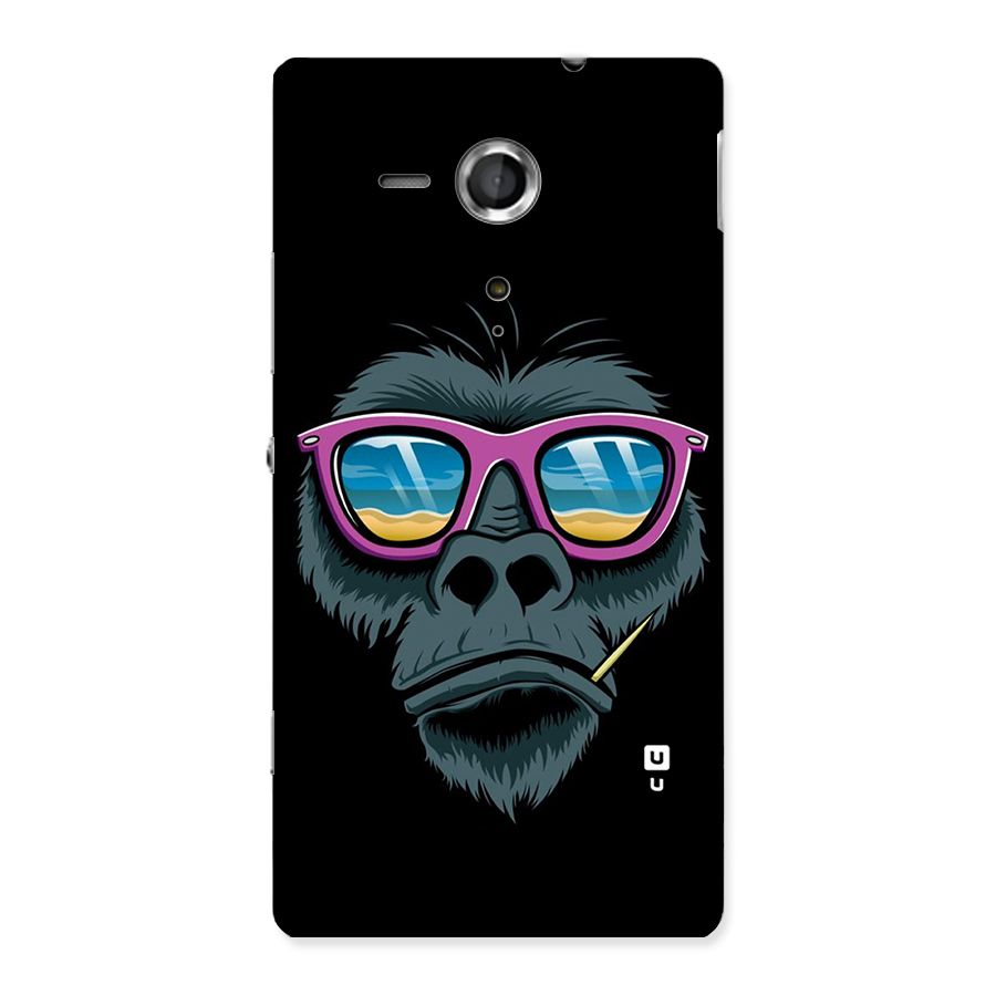 Cool Monkey Beach Sunglasses Back Case for Sony Xperia SP