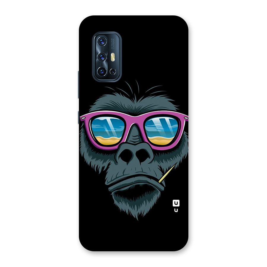 Cool Monkey Beach Sunglasses Back Case for Vivo V17