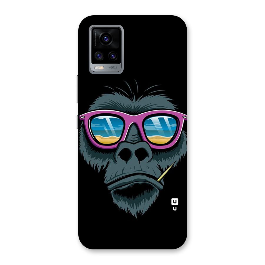 Cool Monkey Beach Sunglasses Back Case for Vivo V20