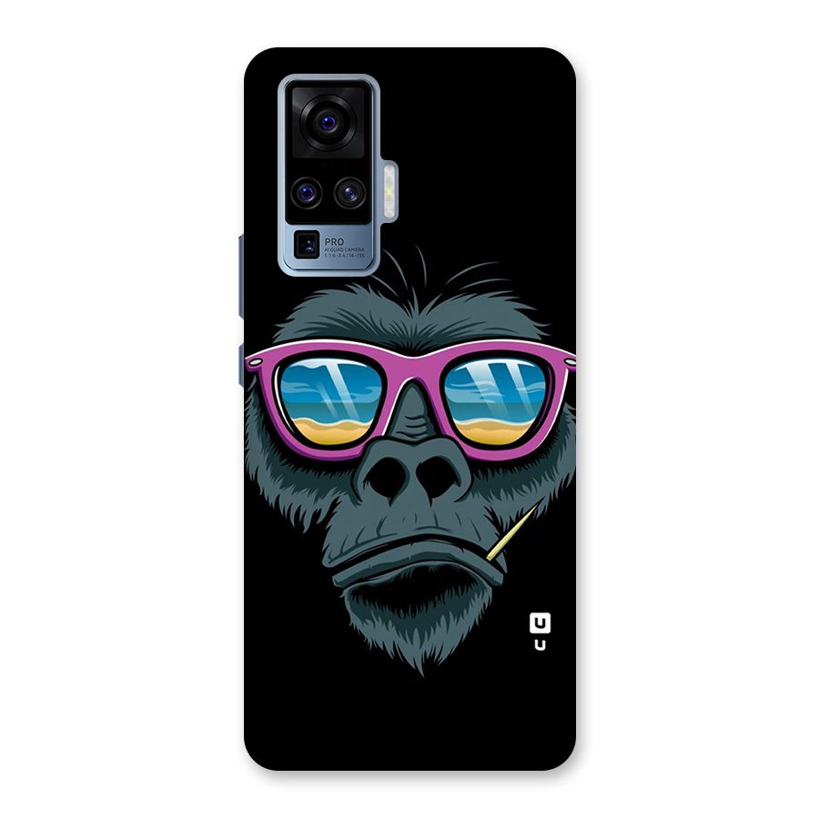 Cool Monkey Beach Sunglasses Back Case for Vivo X50 Pro