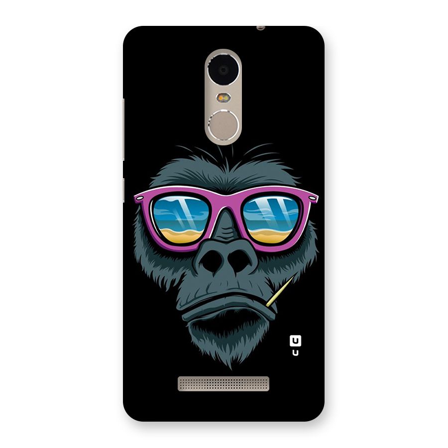 Cool Monkey Beach Sunglasses Back Case for Xiaomi Redmi Note 3