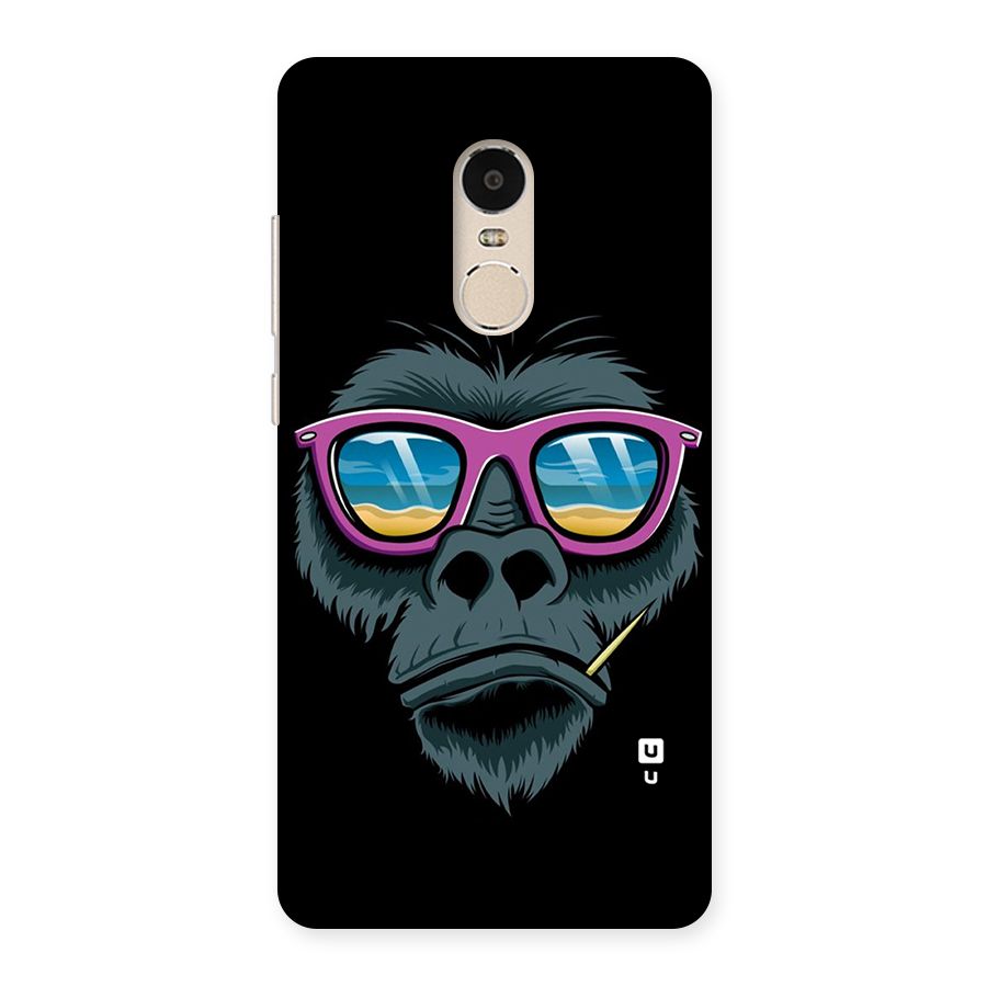 Cool Monkey Beach Sunglasses Back Case for Xiaomi Redmi Note 4