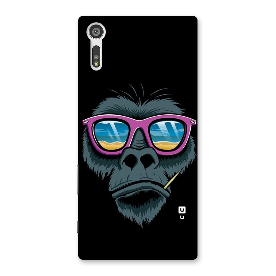 Cool Monkey Beach Sunglasses Back Case for Xperia XZ