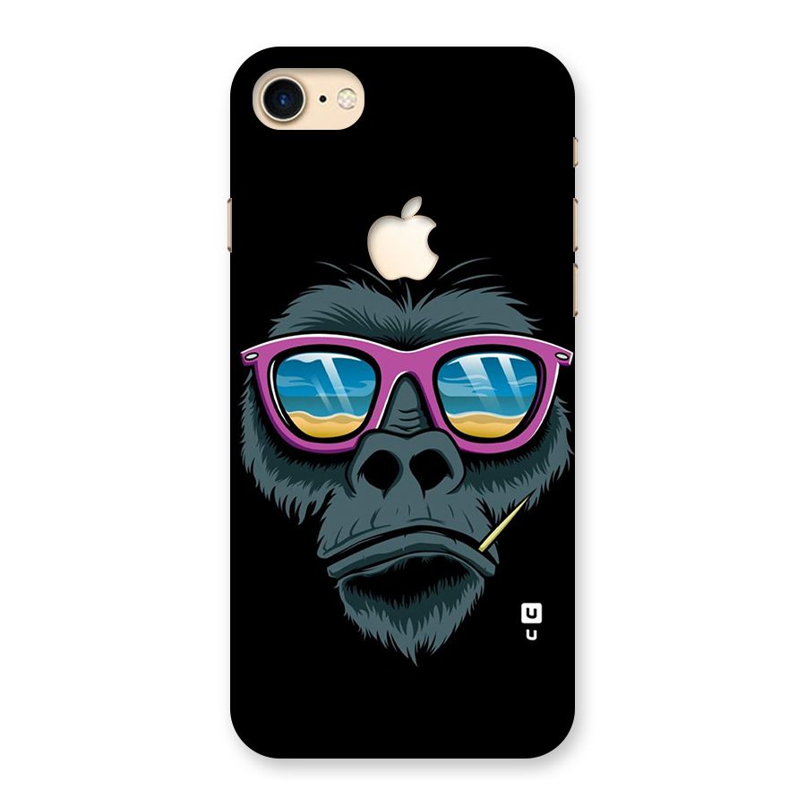 Cool Monkey Beach Sunglasses Back Case for iPhone 7 Apple Cut