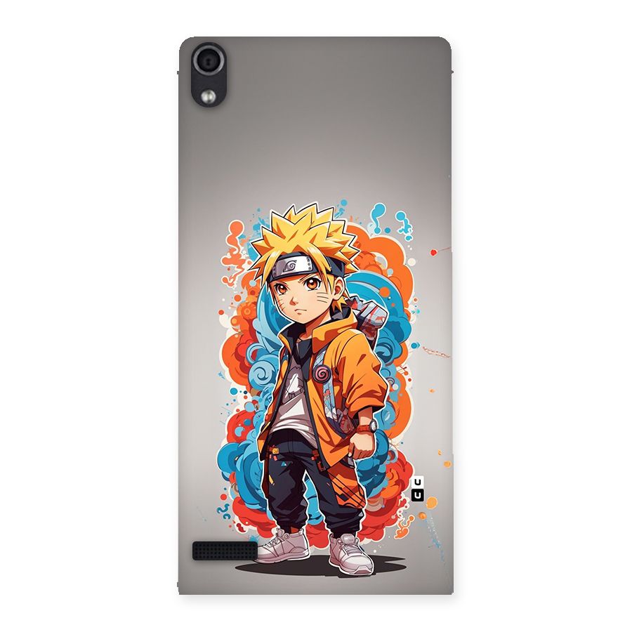 Cool Naruto Uzumaki Back Case for Ascend P6