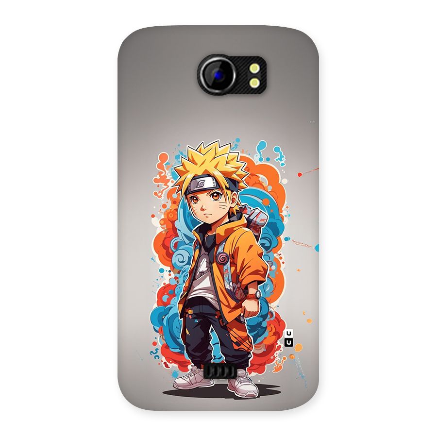 Cool Naruto Uzumaki Back Case for Canvas 2 A110