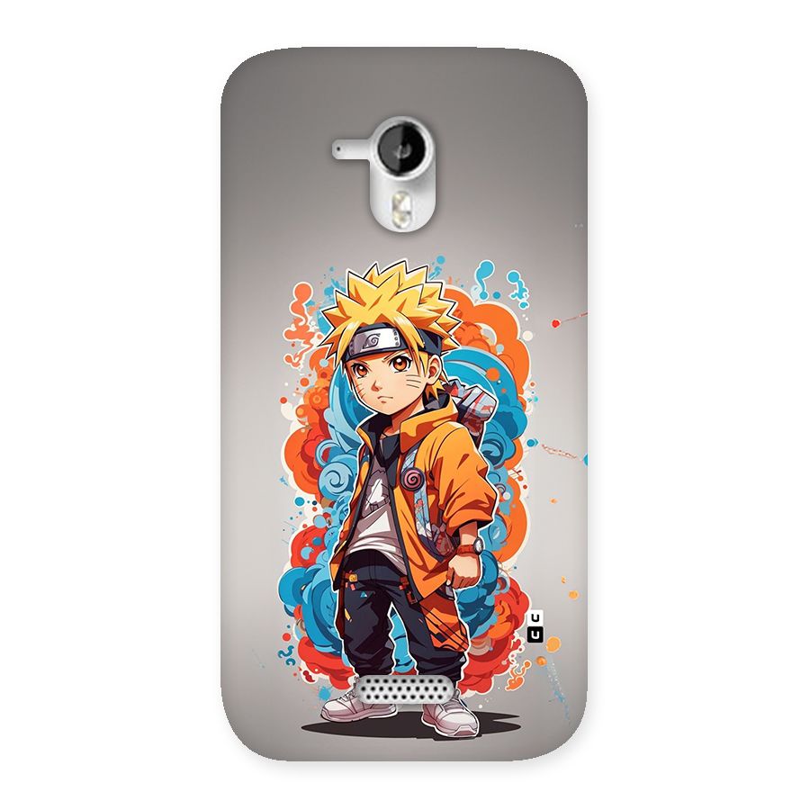 Cool Naruto Uzumaki Back Case for Canvas HD A116