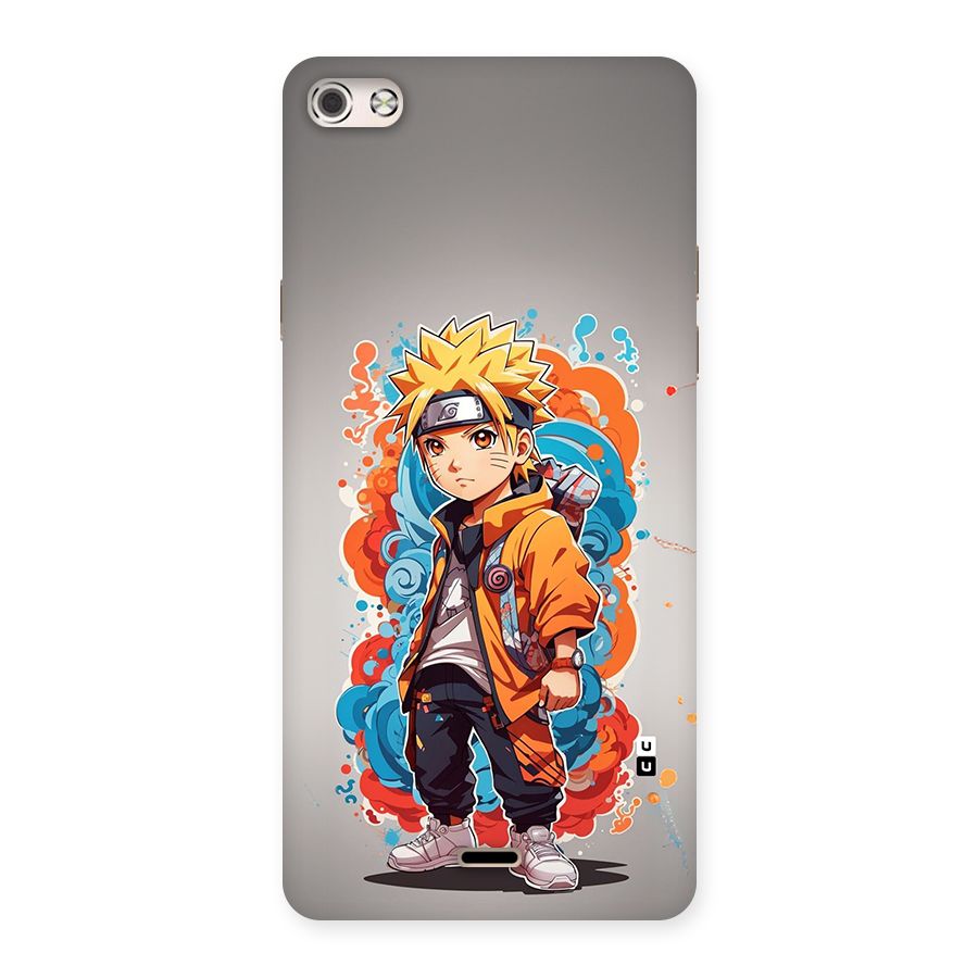 Cool Naruto Uzumaki Back Case for Canvas Silver 5